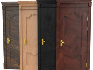 entrance door collection 3D Model