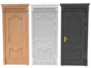 entrance door collection 3D Модель