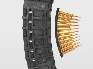 old and new magazine set 3D Model