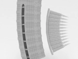 소총 잡지 주머니와 총알 3D 모델