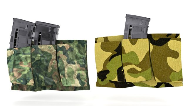 magazine and ammo 3D Model .c4d .max .obj .3ds .fbx .stl .blend 