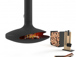 gyrofocus fireplace focus 3D Model