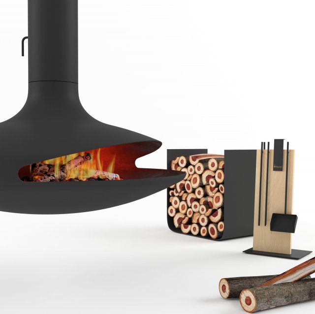 gyrofocus fireplace focus 3D Model .c4d .max .obj .3ds .fbx .stl .blend 