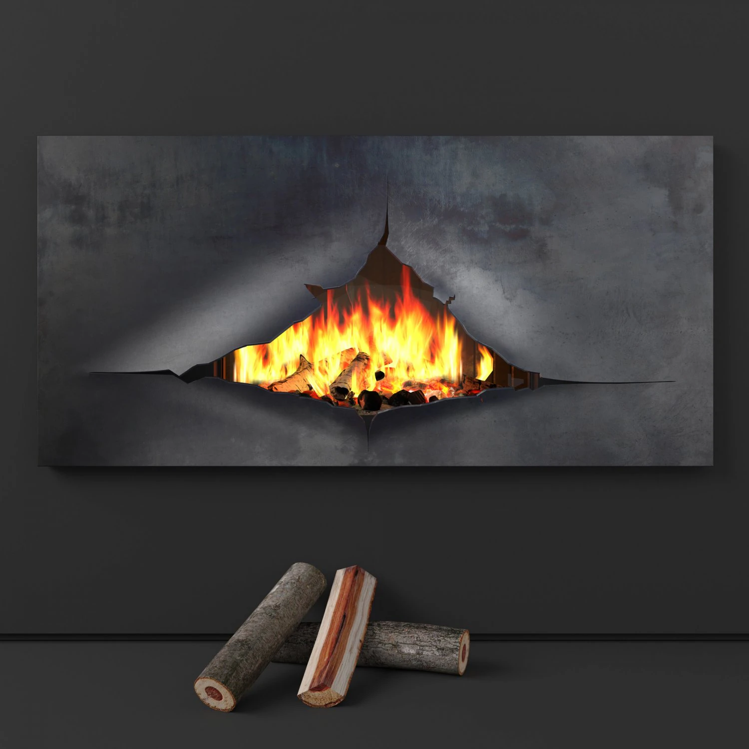 omegafocus fireplace focus 3D Model .c4d .max .obj .3ds .fbx .stl .blend 