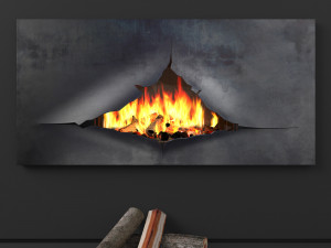 omegafocus fireplace focus 3D 모델