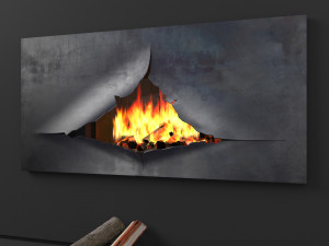 omegafocus fireplace focus 3D 模型