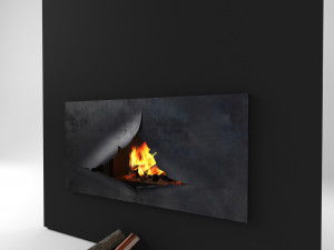 omegafocus fireplace focus 3D 模型