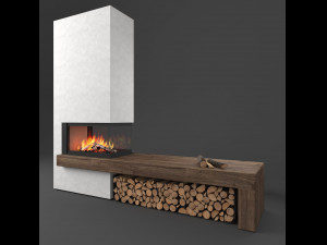 ma 272 sl fireplace piazzetta 3D 模型
