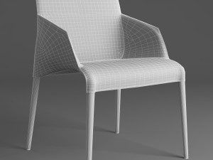 seattle chair poliform Modello 3D