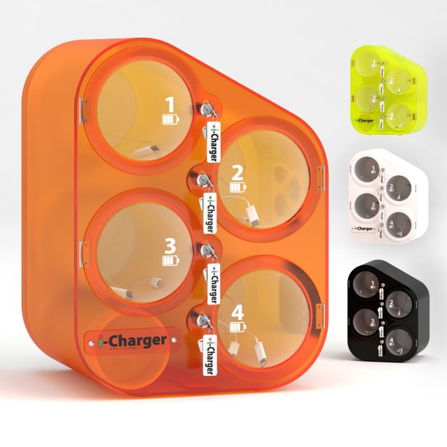 perla charging station i-charger 3Dモデル .c4d .max .obj .3ds .fbx .stl .blend 