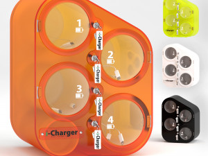 perla charging station i-charger 3D 모델