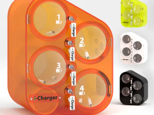 पर्ला चार्जिंग स्टेशन आई-चार्जर 3D मॉडल