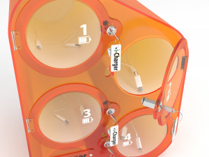 perla charging station i-charger 3Dモデル