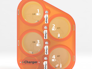 perla charging station i-charger 3Dモデル
