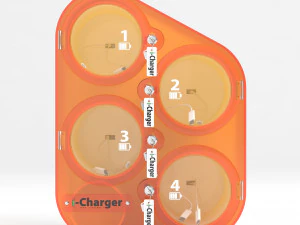 perla charging station i-charger 3D Model