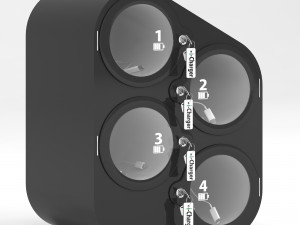 perla charging station i-charger 3Dモデル