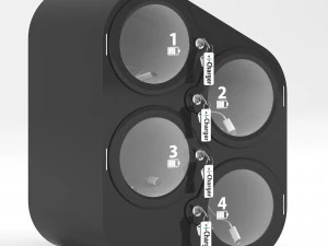 perla charging station i-charger 3D Model