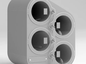 perla charging station i-charger 3D Model