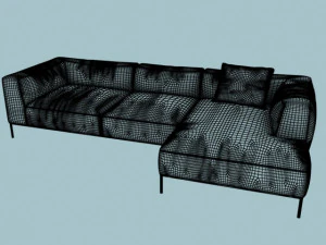 диван 3D Модель
