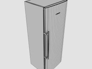 fridge liebherr kbbs 4350-20 001 3D Model