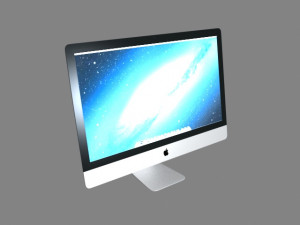 apple imac 3D 모델