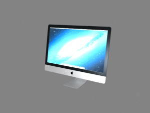 apple imac 3D 모델