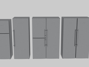 fridges liebherr 3D 모델