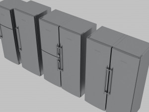 fridges liebherr 3D Model
