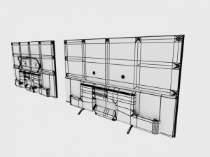 sony w8 led tv 3D Model