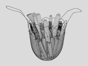 conjunto de cozinha Modelo 3D
