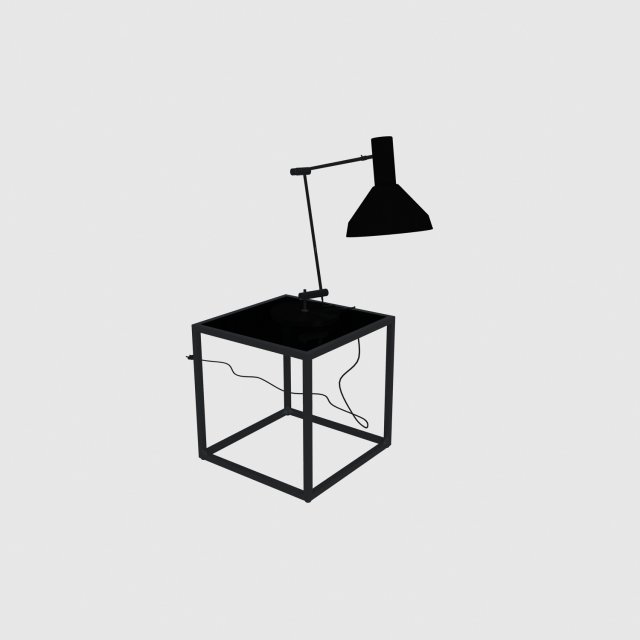 desk lamp Model 3D .c4d .max .obj .3ds .fbx .stl .blend 