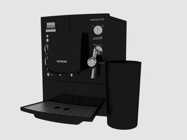 offee maker siemens surpresso s75 3D Model .c4d .max .obj .3ds .fbx .stl .blend