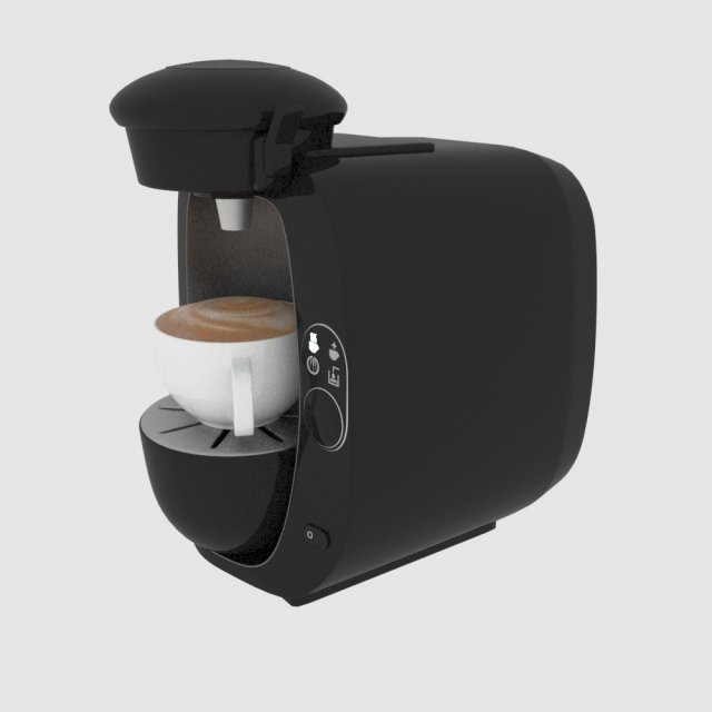 coffee maker Modelo 3D .c4d .max .obj .3ds .fbx .stl .blend 