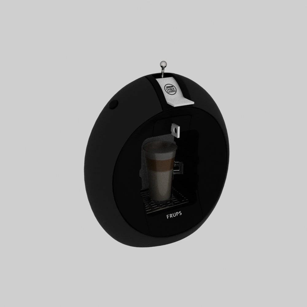 coffee maker nescafe dolce gusto 3D Model .c4d .max .obj .3ds .fbx .stl .blend 