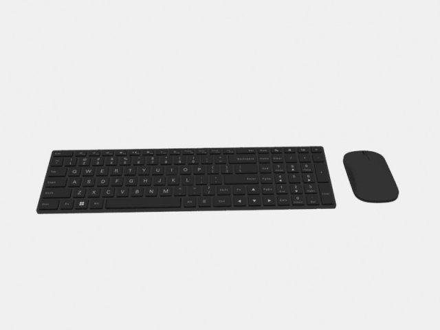 keyboard and mouse 3D 模型 .c4d .max .obj .3ds .fbx .stl .blend 
