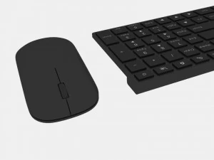 keyboard and mouse 3D Model