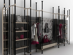 clothes store 3D Модель