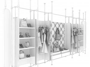 clothes store 3D Model