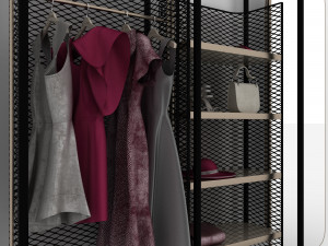 clothes store 3D Модель