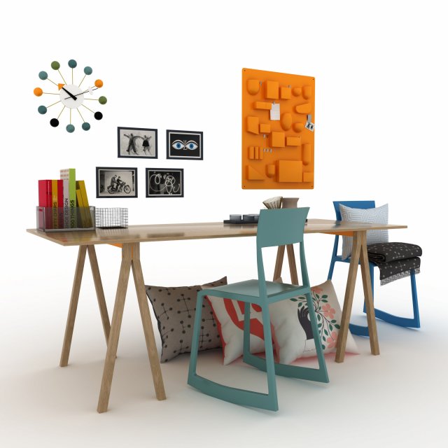 vitranomescopenagen table 3D Model .c4d .max .obj .3ds .fbx .stl .blend 