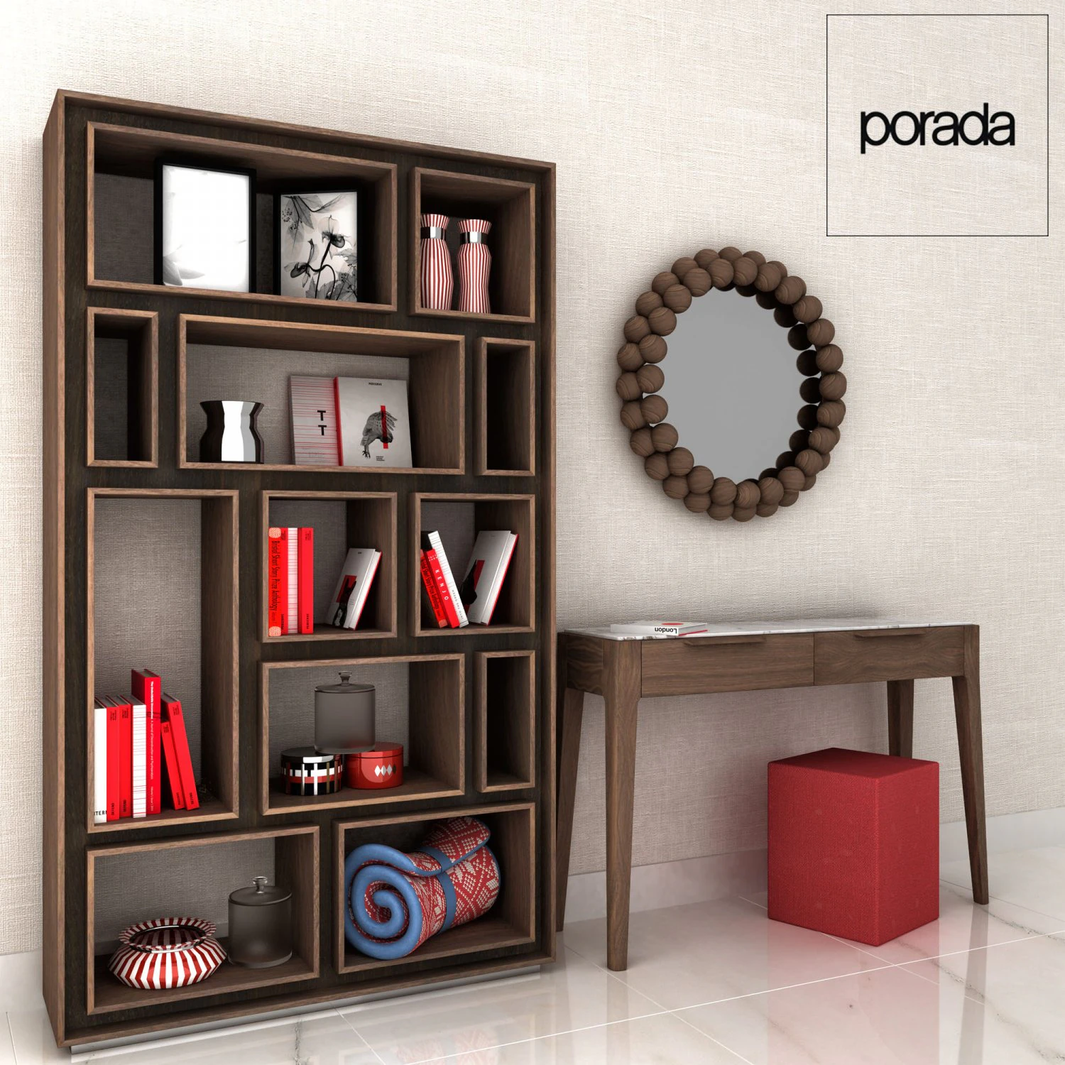 porada first shelving 3D Model .c4d .max .obj .3ds .fbx .stl .blend