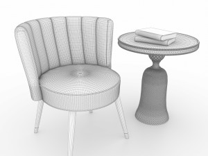 table and chair 3D Модель