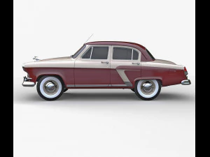 Gaz m 21 volga 3D Model