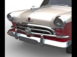 Gaz m 21 volga 3D Model