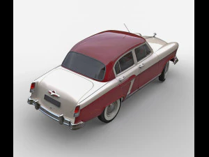 Gaz m 21 volga 3D Model
