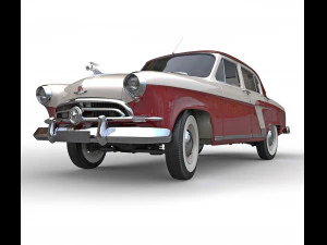 Gaz m 21 volga 3D Model