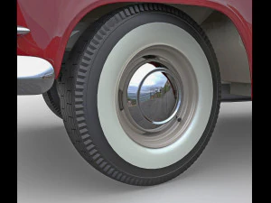 Gaz m 21 volga 3D Model