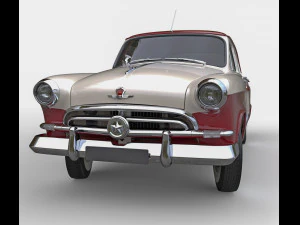 Gaz m 21 volga 3D Model