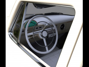 gaz m 21 volga Modello 3D