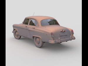 gaz m 21 volga Modello 3D